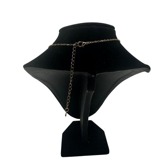 Gold Plated C Pendant Necklace Adjustable Chain Minimalist Design Elegant Jewelr - Picture 4 of 4